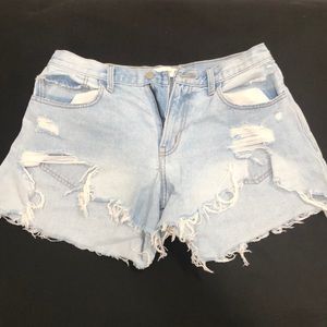 Abercrombie Mid Rise Boyfriend Shorts Curve Love size 31